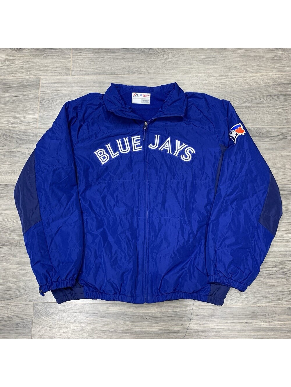 Vintage Majestic Toronto Blue Jays Dugout Jacket XXL Rare Men’s Blue Full Zip Up